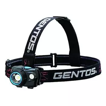 Светодиодный налобный фонарь GENTOS с зарядкой от USB (Специальная аккумуляторная батарея/батарея типа ААА) Мощный светодиод для рыбалки Double Star WS-243HD Red Sub LED на 580 люмен