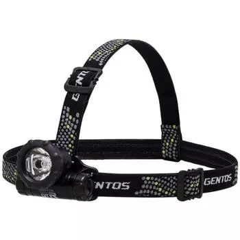 Светодиодный налобный фонарь GENTOS [Яркость 120 люмен/Практичное освещение 13 часов/Защита от брызг] Использует 1 батарею АА Компактный налобный фонарь GTR-S31D