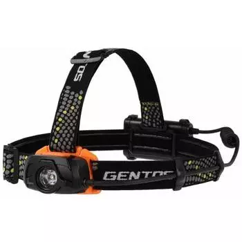 Светодиодный налобный фонарь GENTOS [Яркость 440 люмен/Практичное освещение 8 часов/Пыле-/Влагозащищенный] Использует 3 батарейки типа АА Gaintech GT-392D Соответствует стандарту ANSI