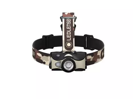 Светодиодный налобный фонарь Ledlenser MH8 с USB-подзарядкой, японский черный/песочный, для рыбалки, [Официальный продукт]