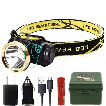 Светодиодный налобный фонарь, мини-ИК-датчик, индукционный USB-перезаряжаемый велосипедный фонарь, фонарик, налобный фонарик Litwod, литий-ионный фонарь Package F