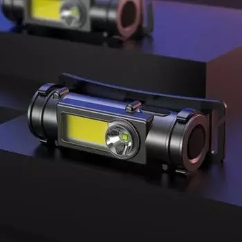 Светодиодный налобный фонарь, мощный свет, литиевая батарея 18650, фонарик на голову, перезаряжаемый для ночного рыболовства