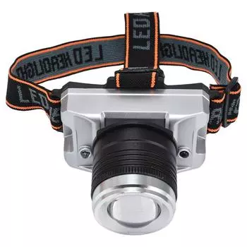 Светодиодный налобный фонарь Сильный свет Зуммируемый Умный датчик Перезаряжаемый через USB 3 режима освещения Налобный фонарь