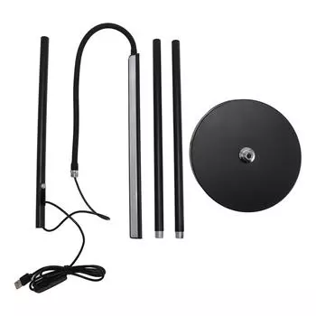 Светодиодный напольный светильник 3 цветовых температуры 3000K 6000K 10 уровней яркости гусиная шея торшер глаз