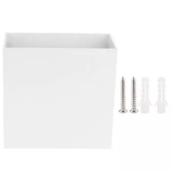 Светодиодный настенный светильник 7 Вт для внутреннего использования, квадратная лампа для спальни, прихожей, крыльца, балкона, украшения 100265 В(белый