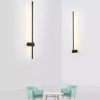 Светодиодный настенный светильник AC85-265V, современный длинный настенный светильник для дома, спальни, лестницы, гостиной, дивана, фоновое освещение, декоративная лампа Warm White (2700-3500K)