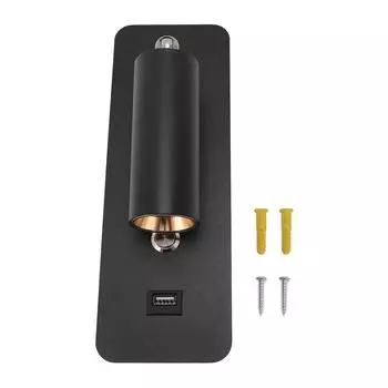 Светодиодный настенный светильник для чтения с USB-портом для чтения у кровати в спальне и гостиной 4000K