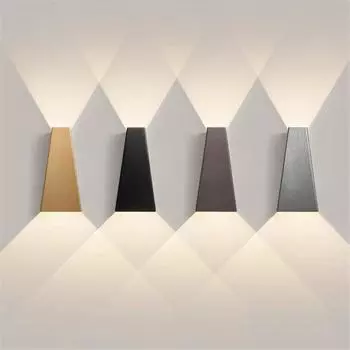 Светодиодный настенный светильник для спальни, гостиной, настенный светильник 6 Вт, декоративный светильник вверх или вниз, алюминиевый бра, современные настенные светильники Y76 NO Dimming&Warm White (2700-3500K) белый