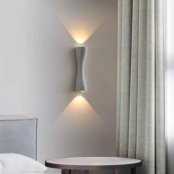 Светодиодный настенный светильник для внутреннего и наружного использования, прикроватная лампа для спальни, настенное украшение для гостиной, бра, коридора, ресторана, ванной комнаты, настенные светильники чёрный