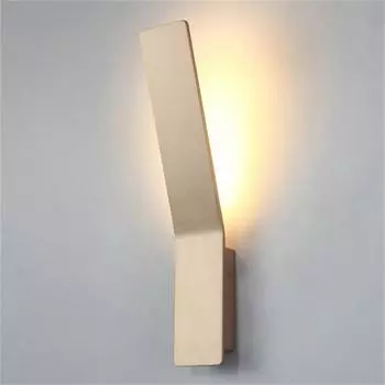 Светодиодный настенный светильник для внутреннего освещения, современный светильник для домашнего освещения, бра, алюминиевая лампа AC85-265V для коридора для ванной 9W 400mm&Warm White (2700-3500K) белый