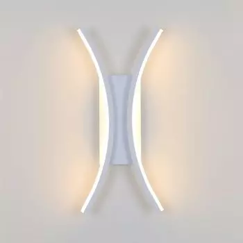 Светодиодный настенный светильник Goeco White Arc LED 16 Вт теплый свет 220 В для прихожей спальни