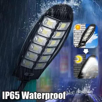 Светодиодный настенный светильник на солнечной энергии, 2000 мАч, уличный датчик движения, водонепроницаемое освещение IP65 для садовой дорожки, гаража, двора, уличных фонарей 788B2-1000MAH