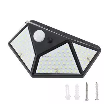 Светодиодный настенный светильник на солнечных батареях с интеллектуальным датчиком тела, водонепроницаемый уличный садовый светильник для сада, двора, патио