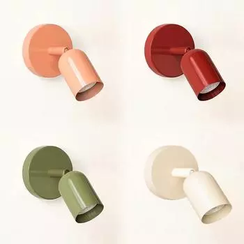 Светодиодный настенный светильник Nordic Minimalist Macaron Room Decorative Для прикроватной тумбочки, кабинета, прихожей, коридора, внутреннего декора, светильники No bulb