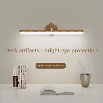 Светодиодный настенный светильник, прикроватное зеркало в ванной, вращающееся на 360 градусов, ночник, сенсорный настенный светильник, перезаряжаемый через USB, прикроватная лампа для спальни