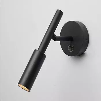 Светодиодный настенный светильник с переключателем для чтения, современный поворотный складной регулируемый прожектор для спальни, прикроватного кабинета, гостиных, гостиничного освещения Warm white белый