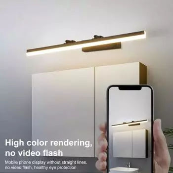 Светодиодный настенный светильник с регулируемой цветовой температурой, регулируемой яркостью, без мерцания, широко используемый современный светодиод 40cm A серебряный