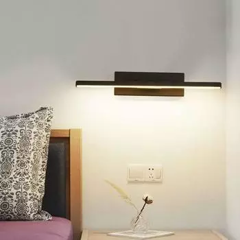 Светодиодный настенный светильник с вращающимся регулируемым светом, скандинавский современный прикроватный светильник для спальни, креативный светильник для лестницы, настенный светильник для гостиной