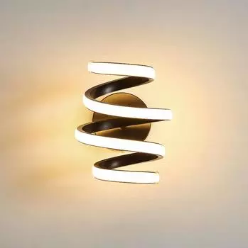 Светодиодный настенный светильник SENQIU Spiral LED Алюминиевый настенный светильник 3000k для гостиной
