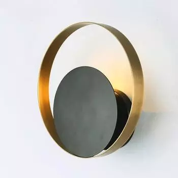 Светодиодный настенный светильник, светильник для спальни, декоративный настенный светильник для лестницы, входной светильник с лампой G4, AC110/220 В, железный материал Warm White золотой