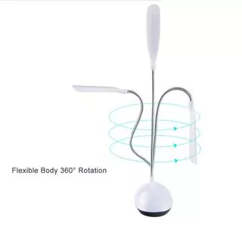 Светодиодный настольный светильник для защиты глаз, чтения, учебы, лампа на батарейках типа ААА, складной флексографический ночник для офиса, спальни розовый