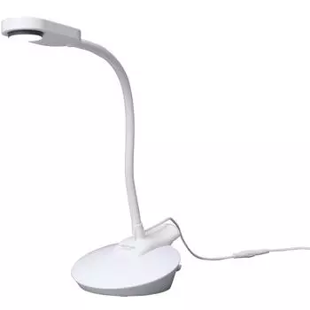Светодиодный настольный светильник Iris Ohyama 2WAY Clip Light Компактный, свободно перемещаемый, гибкий кронштейн с защитой от бликов, энергосберегающий, белый LDL-202C-W белый