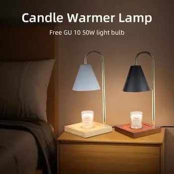 Светодиодный настольный светильник, подогреватель свечей, светодиодная лампа с затемнением, настольная лампа для ароматерапии для спальни, домашнего декора, освещение, подарок для мамы и девочки
