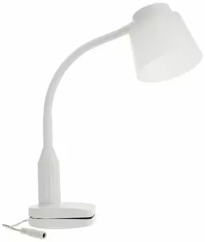 Светодиодный настольный светильник с зажимом WH MEL-160WH