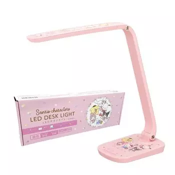 Светодиодный настольный светильник Sanrio Characters с регулировкой яркости и цвета, 4 режима, питание от USB, Doshisha (Чтение/учеба, Работа, Отдых, Ночь)