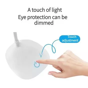 Светодиодный настольный USB-перезаряжаемый ночник для защиты глаз в спальне, прикроватная лампа для чтения для студентов