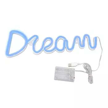 Светодиодный неоновый светильник Dream Battery USB неоновый настенный светильник для спальни, гостиной, бара, вечеринки