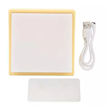 Светодиодный ночник 3000K теплый белый перезаряжаемый магнитный настенный светильник для шкафа детской комнаты ванной комнаты