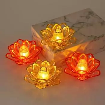 Светодиодный ночник Crystal Diamond Настольная лампа Прозрачный акриловый ночник Спальня прикроватная лампа для чтения 1pc золотистый