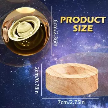 Светодиодный ночник, хрустальный шар, светодиодная галактика, детский ночник для спальни, окружающий свет, креативный подарок, ночник 5 В, USB-светильник