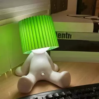 Светодиодный ночник Мягкое свечение Креативная форма Широкое применение Забавный вставной столик 3W чёрный