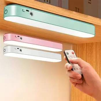 Светодиодный ночник, настольная лампа, офисные светильники для учебы, USB перезаряжаемая настольная лампа с магнитным затемнением, защита глаз, светильники для спальни No remote control белый
