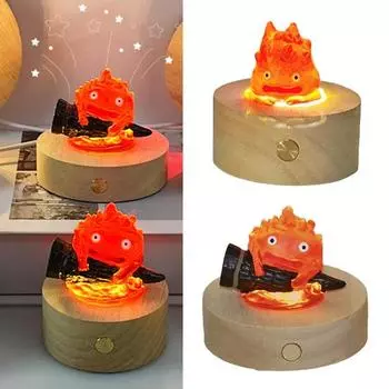 Светодиодный ночник перезаряжаемый настольный рассеянный свет мягкий мерцающий без мультяшной формы декоративный прикроватный A