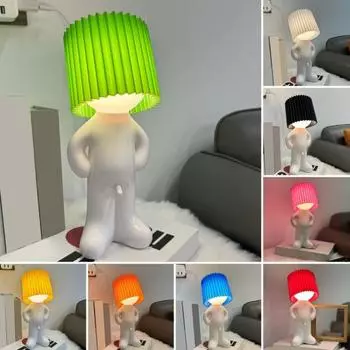 Светодиодный ночник прикроватная лампа с регулируемой яркостью мягкого свечения без мерцания Naughty Boy Creative Table оранжевый