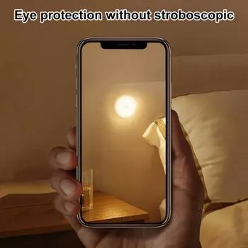 Светодиодный ночник с датчиком движения Yousheng, суперяркий, без мерцания, с высокой чувствительностью, перезаряжаемый через USB, светодиодный светильник для шкафа White Light.