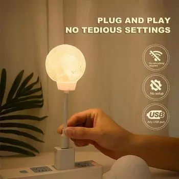 Светодиодный ночник с голосовым управлением, мягкий естественный свет, защита глаз без мерцания, потрясающий Little Star