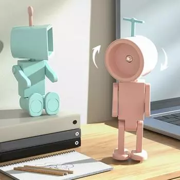 Светодиодный ночник с изображением астронавта, креативная форма, мерцающий мини-настольный светильник с питанием от батареи, украшение комнаты синий