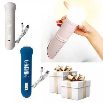 Светодиодный ночник с ручным выключателем, ночник в форме пениса, настольная лампа с атмосферой, перезаряжаемая для гостиной в общежитии A