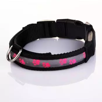 Светодиодный ошейник для собак, светящийся ошейник для домашних животных JPF-919B S красный