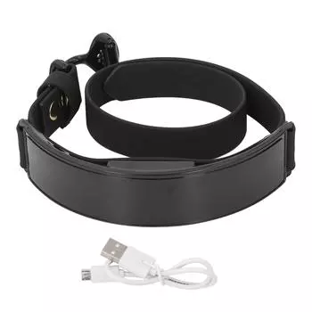 Светодиодный ошейник для собак, умный, DIY экран, модный, перезаряжаемый, светящийся в темноте ошейник для собак Pet Ne Green Light