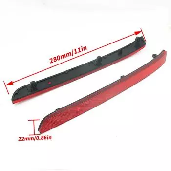 Светодиодный отражатель заднего бампера для Volkswagen VW T5 Transporter Caravelle Multivan 2003-2011, сигнальная лампа заднего тормоза 12V