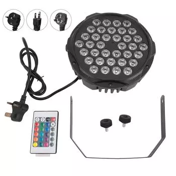 Светодиодный Par Light 36x3 Вт светодиодов RGB одноцветный DMX 512 управление звуковой активацией DJ Party Light с пультом дистанционного управления US Plug
