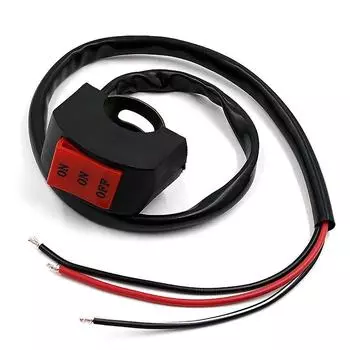 Светодиодный переключатель фар дальнего света, трехлинейный переключатель руля мотоцикла, кнопка переключения дальнего света, кнопка переключения мотоцикла