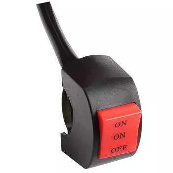 Светодиодный переключатель фар дальнего света, трехлинейный переключатель руля мотоцикла, кнопка переключения дальнего света, кнопка переключения мотоцикла