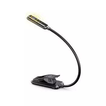 Светодиодный перезаряжаемый светильник для книг - забота о глазах, 3 цветовых температуры, плавная регулировка яркости