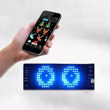 Светодиодный пиксельный мягкий дисплей, программируемый светодиодный экран, ночник, управление приложением, сделай сам, текстовый узор, анимация для окна автомобиля, магазина, игры